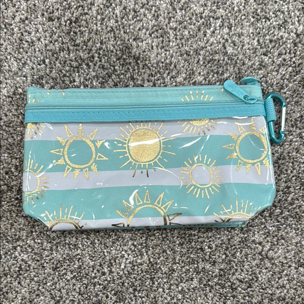 Thirty-One Sunburst Zipper Pouch ~ One Size